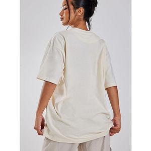 Camiseta de Mujer de Alta Calidad, Nuevo Diseño, Básica, Lisa, con Gráfico, 180g, Algodón, Cuello Redondo, Manga Corta, Lujosa 2026 - Product Image 2