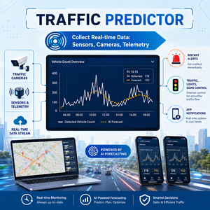 Predicador de Tráfico con IA |   Software Inteligente de Predicción de Tráfico y Control de Señales Adaptativo, OEM e Integración de Sistemas Disponibles - Product Image 1