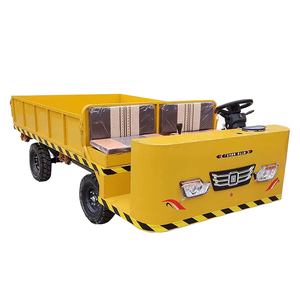 Carga de 4 <span class=keywords><strong>ruedas</strong></span> Herramienta plana Manejo de transporte Carro de carga resistente Carro eléctrico <span class=keywords><strong>con</strong></span> volante - Product Image 4