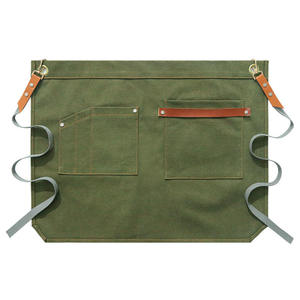 Tablier de travail en tissu Oxford, taille ajustable, plusieurs poches, style simple, pour dressage canin et toilettage équin - Product Image 4