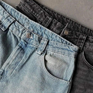 Pantalones Vaqueros de Mujer Estilo Vintage Lavado, de Pierna Ancha y Holgados, de la Mejor Calidad, con Efecto Desgastado - Product Image 5