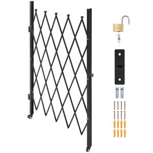 Portillon à ciseaux rétractable en acier personnalisable avec roulettes pivotantes à 360° et conception verrouillable pour usage extérieur - Product Image 1