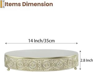 Support à gâteau de haute qualité pour la présentation de gâteaux de mariage, support de service durable pour les événements et l'utilisation en boulangerie - Product Image 6