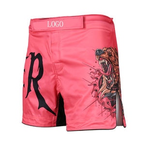 Shorts de MMA Sublimados Personalizados para Hombre, de Secado Rápido, Elásticos, para Entrenamiento de Combate, con Logotipo OEM, Venta al Por Mayor - Product Image 6