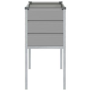 Macetas y Jardineras de Acero Galvanizado Gris Claro de 100 x 45 x 90 cm - Product Image 5