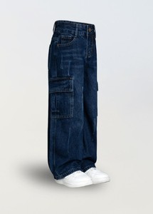 Pantalones Vaqueros Holgados Blancos Desgastados 100% Algodón para Niños, Ropa Infantil de Primavera - Product Image 6