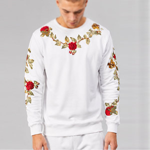 Sweat-shirt brodé de haute qualité, col rond, durable, idéal pour les loisirs, les activités de plein air et les week-ends, en promotion en ligne. - Product Image 1