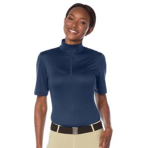 Polo côtelé pour femme, Polo en maille respirante pour femme, Polo en coton anti-boulochage pour femme, Polo infroissable pour femme - Product Image 4