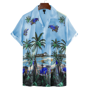 Pareja a juego Piña Imprimir Camisas Verano Tropical Aloha Beach Outfit Set - Product Image 4