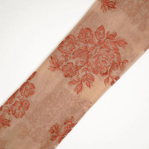 Tela de Encaje Bordado de Alta Calidad, Elegante Tela de Malla Estampada con Jacquard Floral para Vestidos de Novia y Decoración de Prendas - Product Image 6