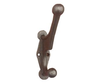 Elegante diseño antiguo, abrigo de hierro fundido y ganchos para sombreros, artículo decorativo artesanal para el hogar - Product Image 2