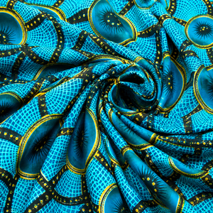 Tela Africana con Estampado de Cera, Algodón Ankara, Textil Tradicional Tribal Dashiki Kitenge, Cera Holandesa para Vestidos, Moda, Venta al por Mayor, Exportación - Product Image 5