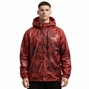 Wholesale Men Thermo Reactive Hooded Windbreaker <b>Jacket</b> Lightweight Casual Outdoor Streetwear OEM Private Label men's <b>jackets</b> - Product Image 2