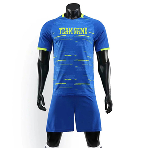 ชุดเสื้อฟุตบอลคอวีผู้ชาย สีเหลืองดำ ลายเสือดาว แขนสั้น ระบายเหงื่อได้ดี โพลีเอสเตอร์ 100% ทรงแอธเลติก รับสกรีนชื่อ - Product Image 6