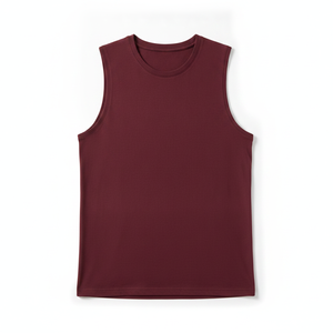 Factory Wholesale <b>Mens</b> Gym Tank Top High Quality Blank Ribbed Polyester Singlet Black <b>White</b> Gray Custom Logo <b>Vest</b> OEM - Product Image 1