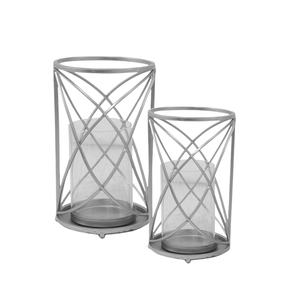 Vintage <b>Glass</b> Metal Candle Lantern Garden Candle Metal Lamp Stand Holder Candle Holders Collection <b>Candlestick</b> Handmade Home - Product Image 6