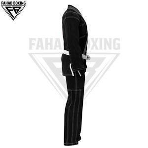 ชุดยิวยิตสูสีพื้นแบบสั่งทำพิเศษรุ่นใหม่ล่าสุดสำหรับฝึกซ้อมและต่อสู้ ยูนิเซ็กซ์ ผลิตจากผ้าโพลีเอสเตอร์ผสมคอตตอน สำหรับศิลปะการต่อสู้ - Product Image 3