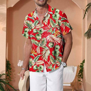 Camisas de Verano para Hombre, Nuevo Estilo, Fabricación en Fábrica, Servicio OEM, Ropa de Moda, Último Diseño, Camisas de Playa para Adultos - Product Image 3