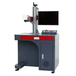 Machine de gravure laser de bureau 20W 30W machine de marquage laser à fibre pour bijoux bracelet céramique métal pistolet