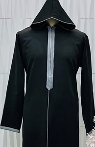 Vente flash : Kandora arabe traditionnelle en coton premium, ample, à manches longues, vêtements islamiques pour la prière, occasions Ramadan et Eid - Product Image 2