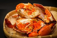 Sauce au crabe pour rehausser la saveur aromatique des plats, à base de viande de crabe fraîche et d'épices, OEM ODM, prix compétitif, exportation mondiale