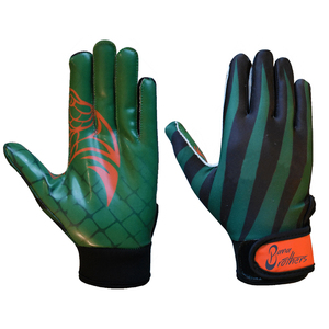 Guantes receptores con agarre adhesivo, guantes de fútbol antideslizantes - Product Image 1
