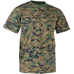 เสื้อยืดลายพรางแบบยุทธวิธี  รักษ์โลก กันน้ำ กันลม ระบายอากาศได้ดี เหมาะสำหรับการล่าสัตว์ในฤดูหนาว คอวี แขนสั้น สกรีนลายได้ตามต้องการ - Product Image 6