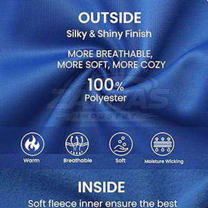 Survêtements de course à fermeture éclair intégrale en polyester, couleur unie personnalisée, marque privée, pour hommes, avec col montant - Product Image 3