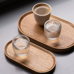 Plateau en bois de hêtre multifonctionnel pour cuisine et maison, vaisselle créative, plateau en bois massif, vente chaude - Product Image 1