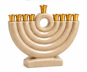 Élégante Ménorah à neuf branches pour la célébration de Hanouka et la décoration de la maison, support pour la bougie Shamash - Product Image 3