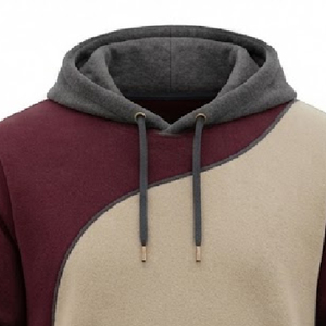 Sweat à capuche personnalisé pour homme en 100 % coton, coupe longue, épais, en polaire, respirant et écologique - Product Image 5