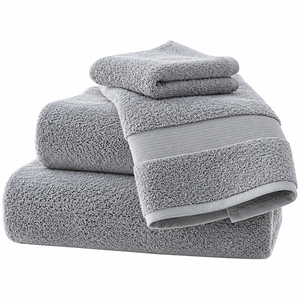 Toalla de Baño de Algodón de Color Sólido, Ultra Suave y Altamente Absorbente - Product Image 3