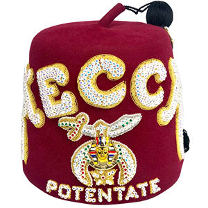Casquette maçonnique du Rite écossais du 95e degré, brodée à la main, casquette des Prévôts des Chevaliers de Malte avec insigne - Product Image 6