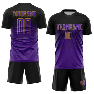 2026 Top Quality Soccer Kit <b>Tie</b> Dyed Digital Printed 2tone Color Football Uniform with Name Number Sets - Product Image 2