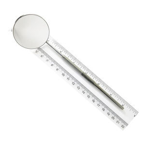 Miroir dentaire manuel en acier inoxydable facile à utiliser, poignée ergonomique, certifié CE, instrument de classe I, fabriqué sur mesure pour les cliniques dentaires - Product Image 6