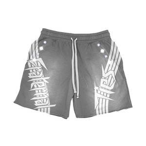 Conjunto de 2 Piezas para Hombre, Camisa y Pantalones Cortos de Secado Rápido, 100% Algodón, Ropa Casual Urbana Estampada, Ligera y Transpirable para Verano - Product Image 5