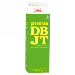 Service de fabrication sous marque privée en gros, crème non laitière HALAL pour boulangerie, crème de garniture au thé vert et aux fruits, 1KG - Product Image 1