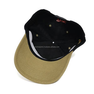 Custom Design 5 Panel A <b>Frame</b> Hats Flat <b>Embroidery</b> Fit Blank Black Wholesale Logo Men Sports Baseball Cap - Product Image 6