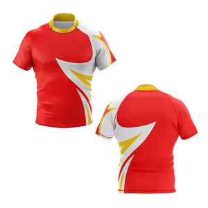 ชุดรักบี้แบบซับลิเมชั่นคุณภาพสูงสำหรับผู้ชาย ระบายอากาศได้ดี ไซส์ใหญ่ เสื้อกีฬาขายส่ง ชุดทีมพร้อมปรับแต่งได้ - Product Image 6