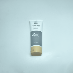 Emballage cosmétique pratique en plastique, tube PE pour gommage visage, nettoyant facial avec bouchon à vis jaune, impression personnalisable - Product Image 3