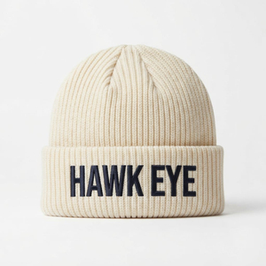 หมวกบีนนี่พรีเมียมแบบยูนิเซ็กซ์ ปักโลโก้ได้ตามต้องการ หมวกไหมพรมอุ่นสำหรับฤดูหนาว ขอบหมวกแบบริบ  หมวกสไตล์ลำลองแนวสตรีทแวร์ สำหรับผู้ชายและผู้หญิง - Product Image 3