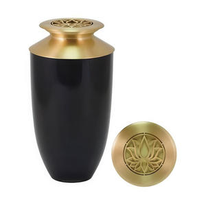 Urna Funeraria Tradicional de Latón Repujado, Producto Conmemorativo Premium para Adultos, Estilo Americano/Europeo, para Mascotas y Ataúdes - Product Image 3