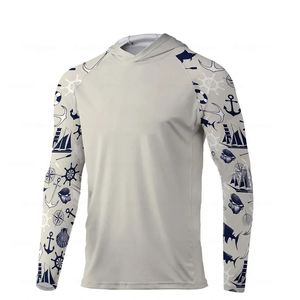 Camisa de Pesca Impermeable para Hombre, Tallas Grandes, MOQ Bajo, Protección Solar UPF50 Personalizada, Manga Larga, Transpirable, Secado Rápido - Product Image 5