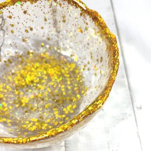 Grand saladier moderne en résine époxy, personnalisé, finition mate non polie, large, coloré, fait main, écologique, compatible lave-vaisselle - Product Image 2