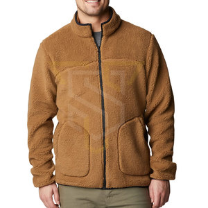 Chaqueta de invierno de lana sherpa a precio económico y más vendida, diseño personalizado para adultos, chaqueta de lana sherpa para hombre adulto - Product Image 1