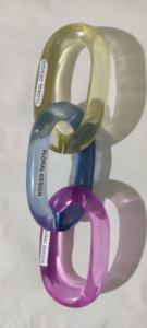 Cadenas Decorativas de Resina Coloridas de Diseño Moderno, Logotipo Personalizable para Tamaños Grandes y Pequeños - Product Image 5