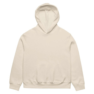Sudadera con Capucha para Hombre EZW-102 Beige, Tela Suave, Bolsillo Canguro, Puños y Dobladillo Acanalados, Estilo Casual y Cómodo - Product Image 2