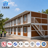 Casa Contenedor Plegable Portátil para Dormitorio de Trabajadores de Oficina en Sitio, Campamento Minero