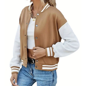 Chaqueta Universitaria de Primera Calidad para Mujer con Logotipo Personalizado, Chaqueta Universitaria para Mujer con la Mejor Tela - Product Image 6