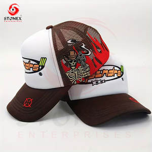 Casquette de baseball vintage en toile brodée 3D motif flamme, style snapback, casquette de camionneur, chapeau de randonnée, casquette de sport d'extérieur personnalisable - Product Image 2